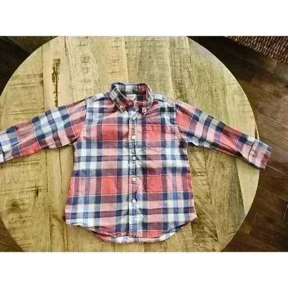 J. Crew Crew Cuts Kids Youth Lot Of Plaid Shirts Boys Size 2-5 - Picture 8 of 11